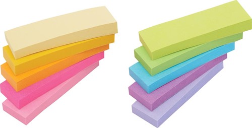 Post-It notes markers, 50 blaadjes, pak van 10 blokken, geassorteerde kleuren-3