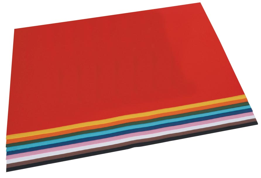 Folia gekleurd tekenpapier geassorteerde kleuren