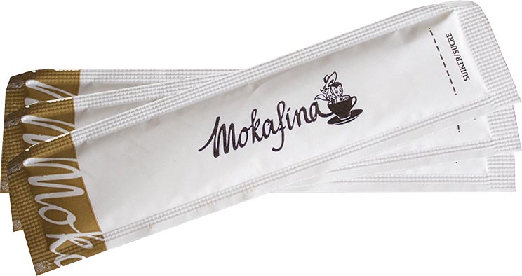 Mokafina suikerstickbags 3 g, doos van 1000 stuks afbeelding