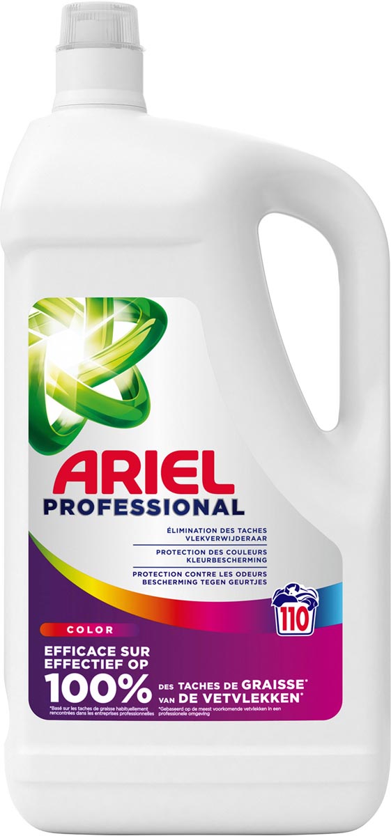 Ariel Professional Color wasmiddel, fles van 4,95 liter, 110 wasbeurten