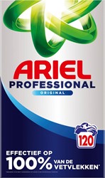 Ariel Professional Regular lessive en poudre, boîte de 6,6 kg, 120 doses