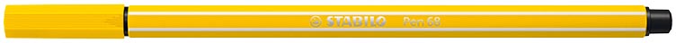 STABILO Pen 68 viltstift, neon geel