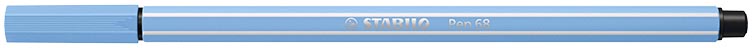 STABILO Pen 68 viltstift, ijsblauw