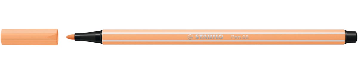 STABILO Pen 68 viltstift, pastel oranje