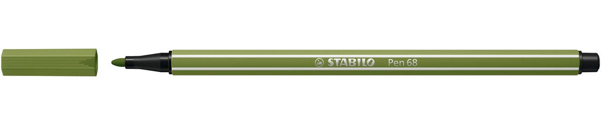 STABILO Pen 68 viltstift, mosgroen