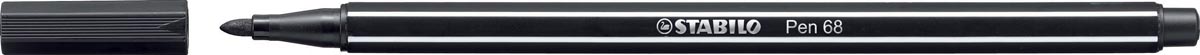 STABILO Pen 68 viltstift, zwart afbeelding