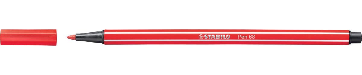 STABILO Pen 68 viltstift, karmijnrood