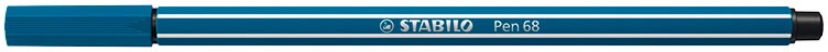 STABILO Pen 68 viltstift, petroleumblauw