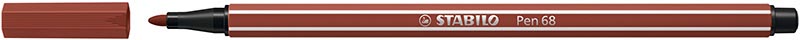 STABILO Pen 68 viltstift, sienna