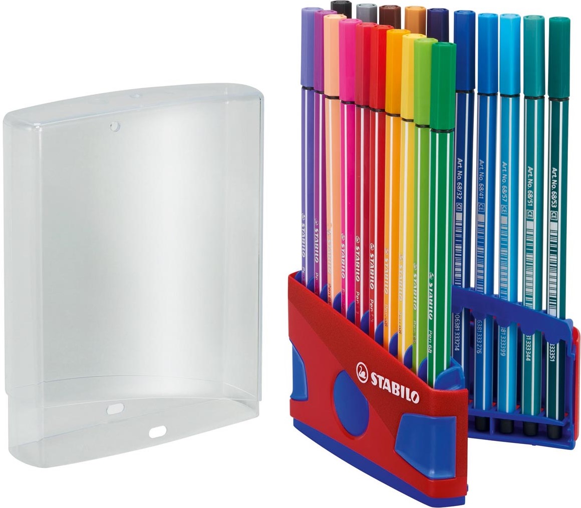 Premium Viltstift Met Penseelpunt Voor Variabele Lijndiktes STABILO Pen 68 Brush 10 Stuks Zwart 2851942168 Premium Viltstift Met Penseelpunt Voor Variabele Lijndiktes STABILO Pen 68 Brush 10 Stuks Zwart 2851942168
