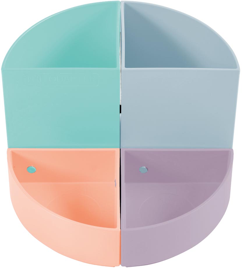 Exacompta modulair pennenbakje The Quarter, in pastel kleuren