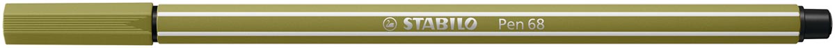STABILO Pen 68 viltstift, mud green (moddergroen) STABILO Pen 68 viltstift, mud green (moddergroen)