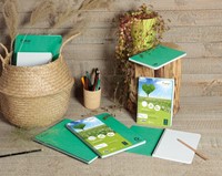 Clairefontaine FOREVER spiraalschrift, gerecycleerd, A5, 90g, 120 blz, geruit 5 mm, geassorteerd-3