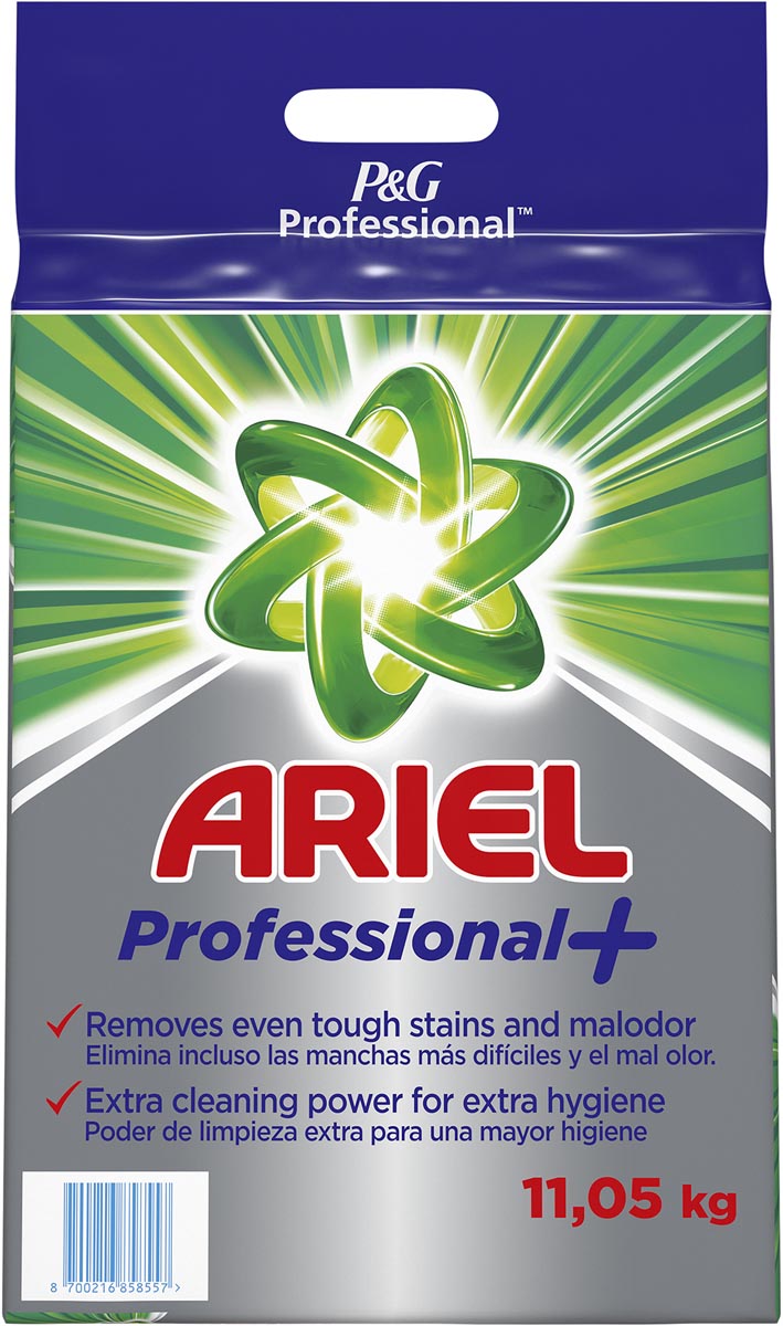 Ariel Professional Plus waspoeder, zak van 11,05 kg, 130 wasbeurten