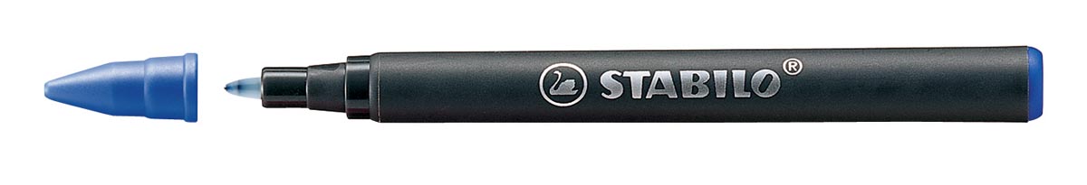 STABILO EASYoriginal rollervulling, medium, 0,5mm, doosje van 3 stuks, blauw afbeelding