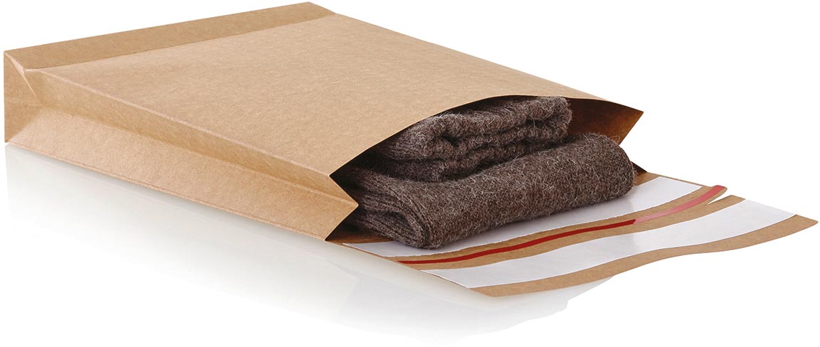 e-Green enveloppen met blokbodem, ft 229 x 162 x 40 + 86 mm, doos van 250 stuks afbeelding