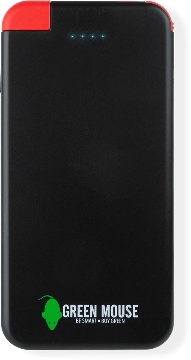 Greenmouse powerbank, 5.000 mAh, zwart afbeelding