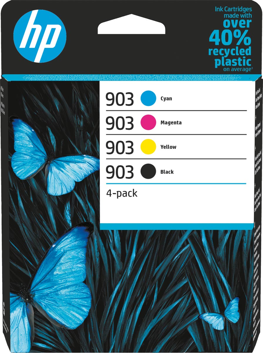 HP inktcartridge 903, 300 pagina&apos;s, OEM 6ZC73AE, 4 kleuren afbeelding