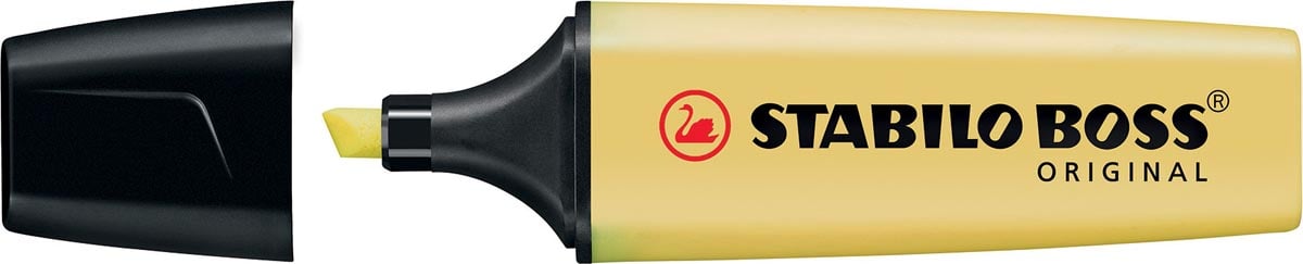 STABILO BOSS ORIGINAL Pastel markeerstift, milky yellow (lichtgeel) afbeelding
