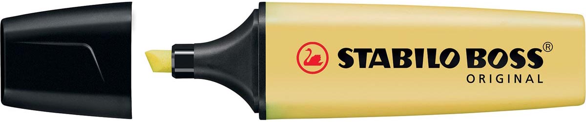 STABILO BOSS ORIGINAL Pastel markeerstift, milky yellow (lichtgeel)