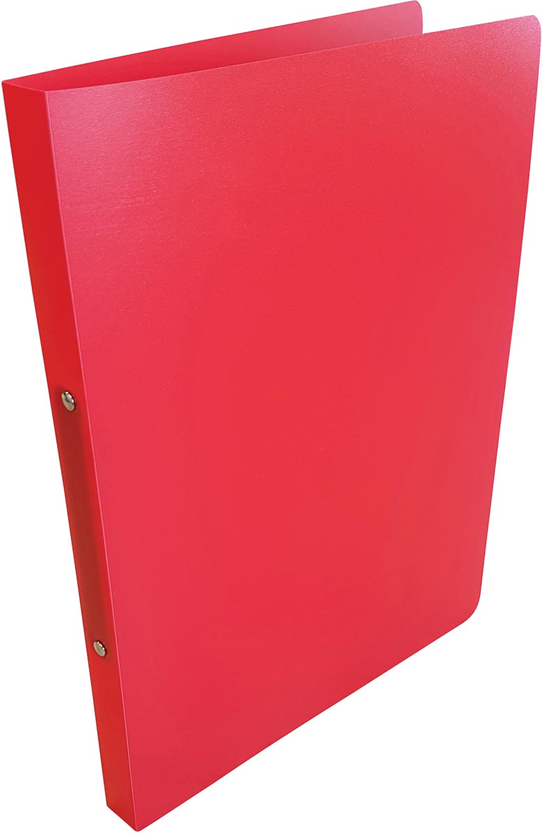 Alpha ringmap, voor ft A4, uit PP, 2 ringen van 16 mm, rood afbeelding