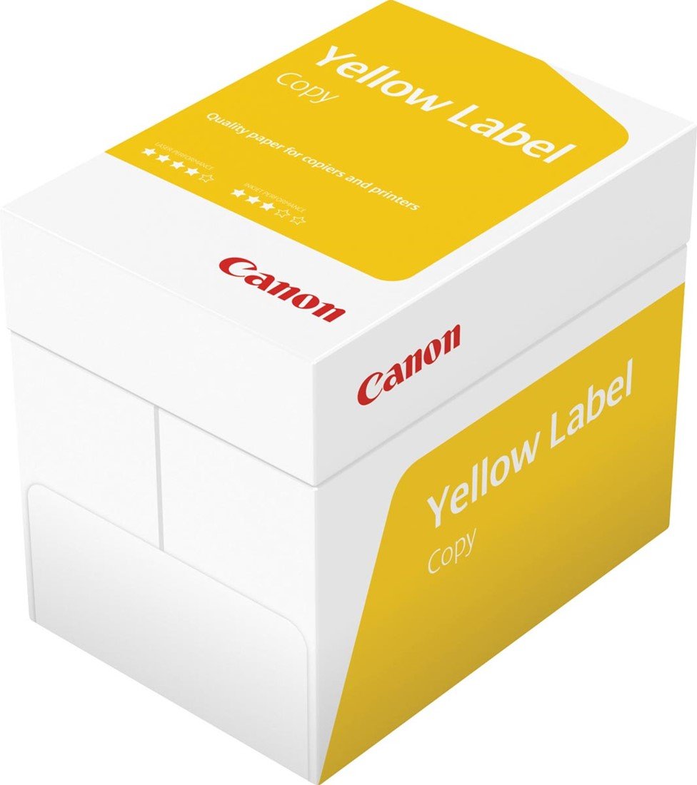 Canon Yellow Label kopieerpapier ft 80 g, pak 500 vel bij VindiQ