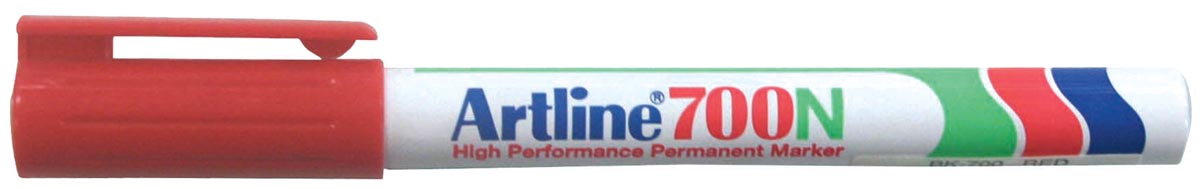 Permanent marker Artline 700N rood afbeelding