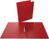 Alpha ringmap, voor ft A4, uit PP, 2 ringen van 25 mm, rood-2