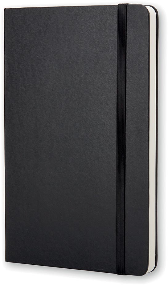 Moleskine notitieboek, ft 9 x 14 cm, effen, harde cover, 192 bladzijden, zwart-2