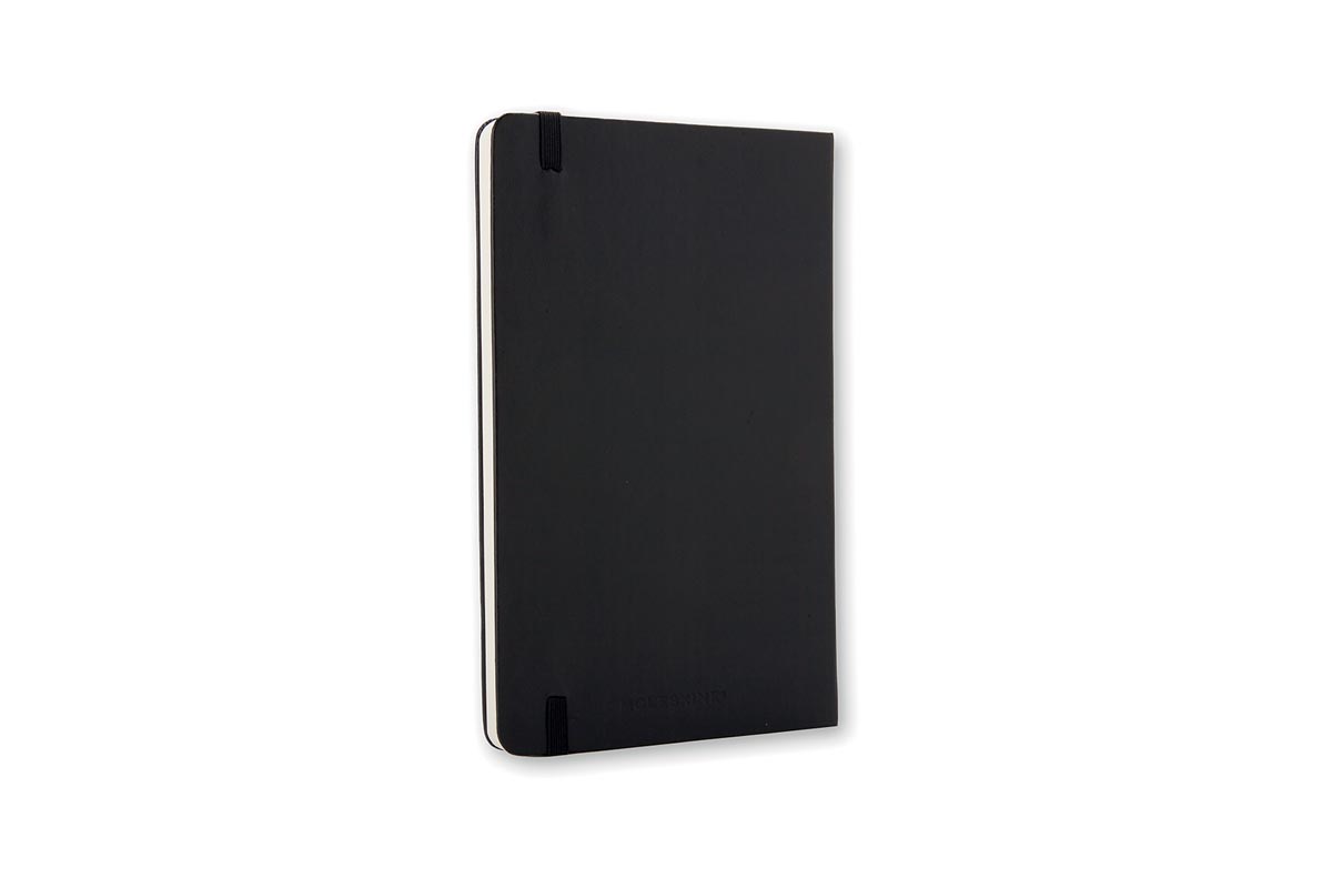 Moleskine notitieboek, ft 9 x 14 cm, effen, harde cover, 192 bladzijden, zwart-3
