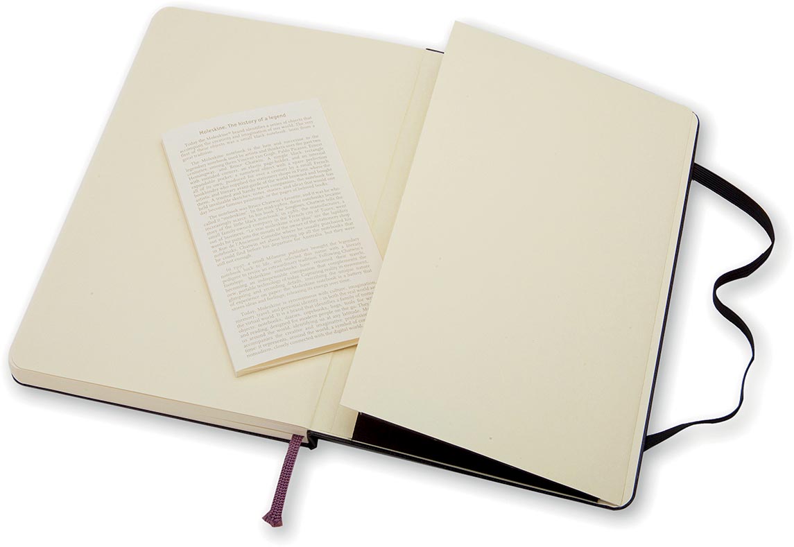 Moleskine notitieboek, ft 9 x 14 cm, effen, harde cover, 192 bladzijden, zwart-4