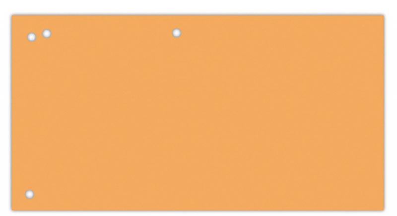 OFFICE products verdeelstroken, 240 x 105 mm, pak van 100 stuks, oranje