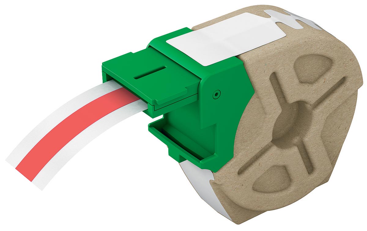 Leitz Icon labelcartridge plastic, voor labels tot 12 mm breed, rood