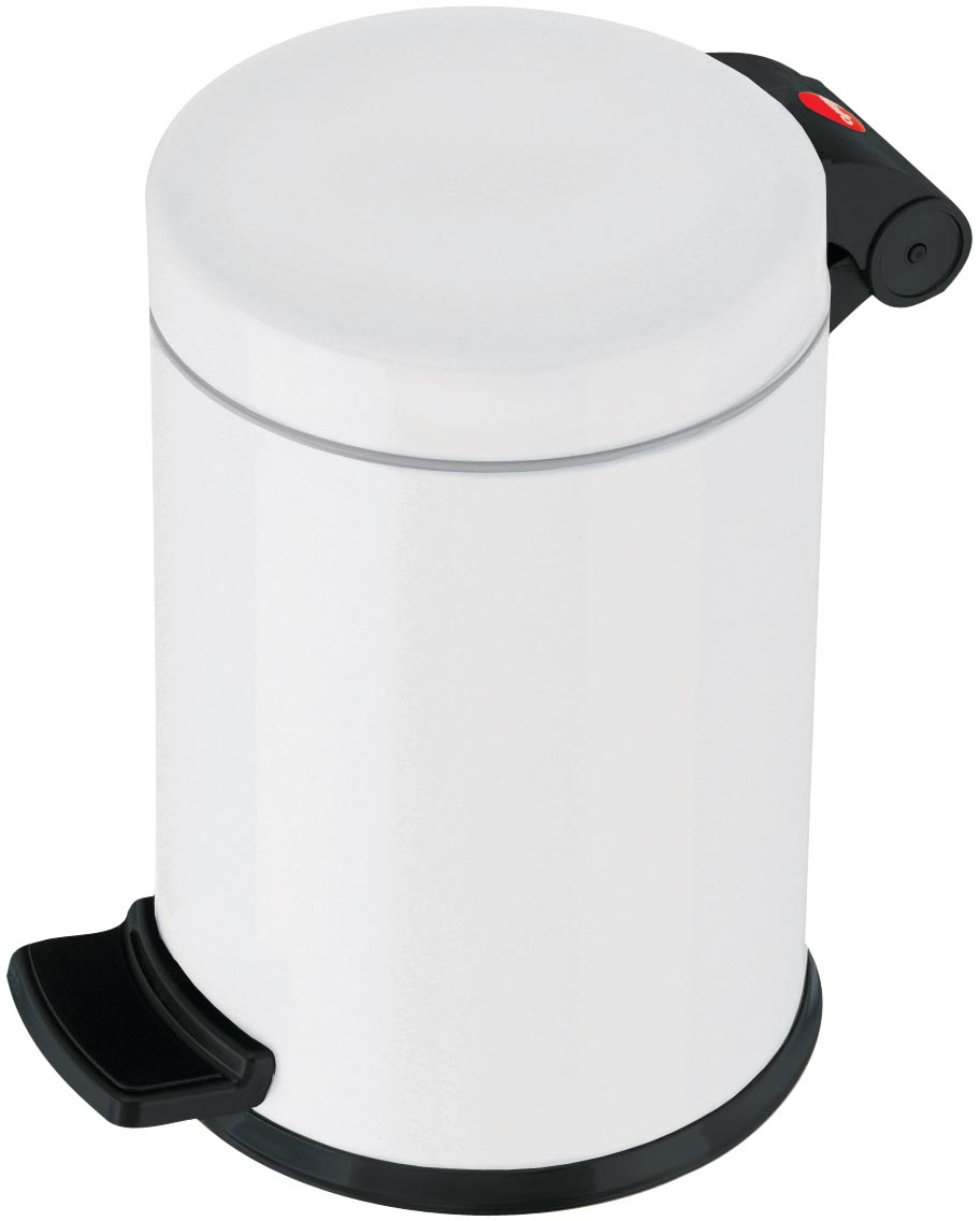 Hailo pedaalemmer voor sanitair, 4 L, wit