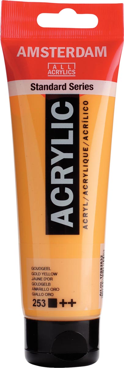 Talens acrylverf Amsterdam goudgeel