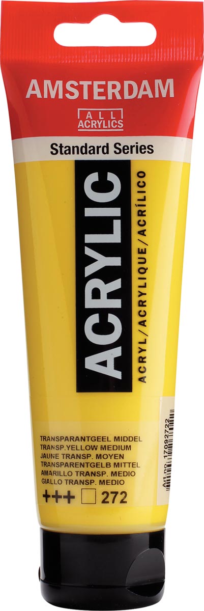 Talens acrylverf Amsterdam transparantgeel middel