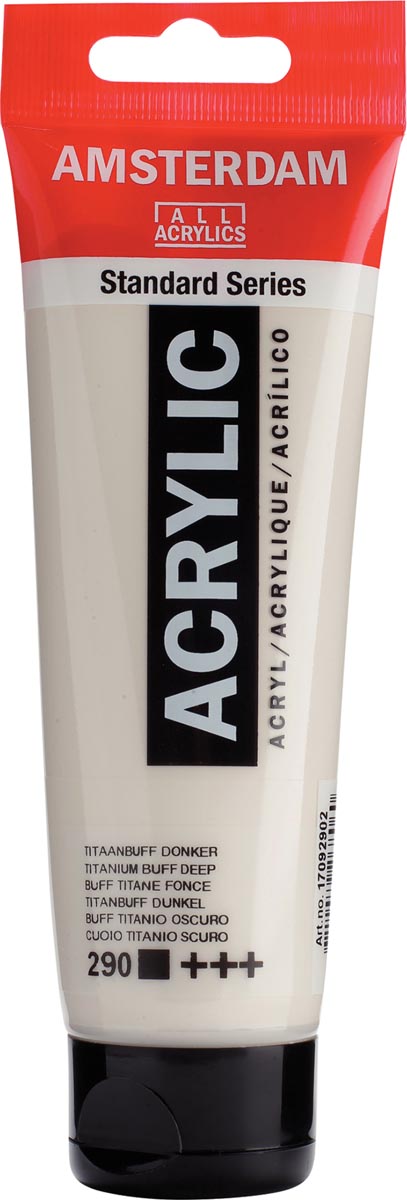 Talens acrylverf Amsterdam titaanbuff donker