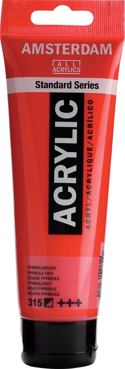 Talens acrylverf Amsterdam pyrrole rood