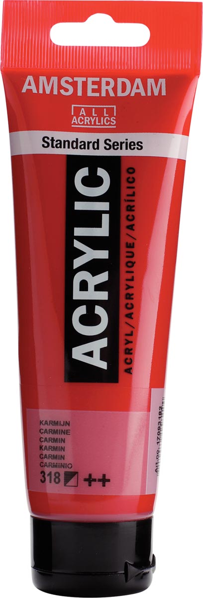 Talens acrylverf Amsterdam karmijn