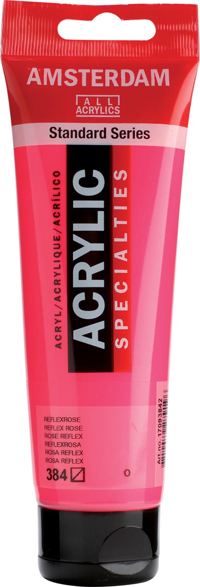 Amsterdam acrylverf, tube van 120 ml, Reflexroze