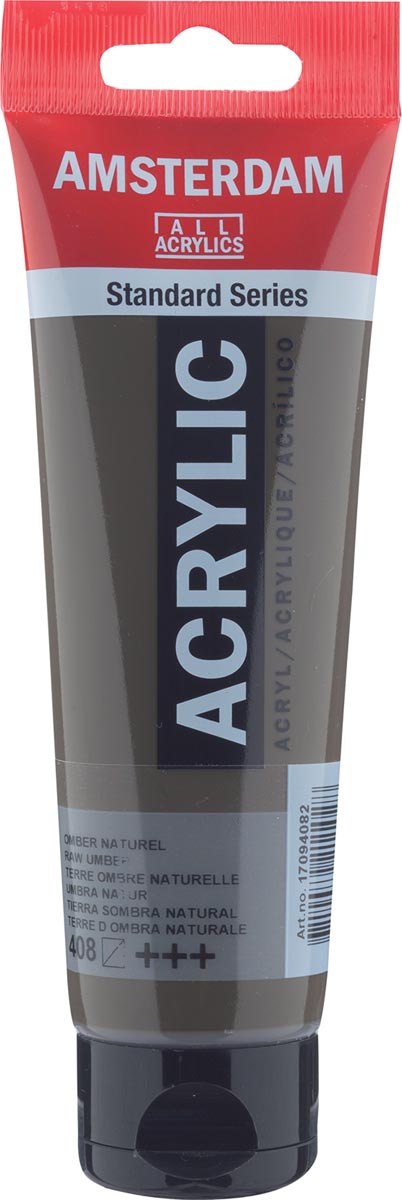 Amsterdam acrylverf, tube van 120 ml, Omber naturel