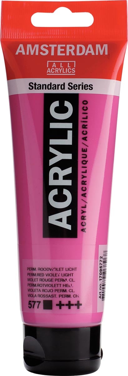 Talens acrylverf Amsterdam permanent rood violet licht