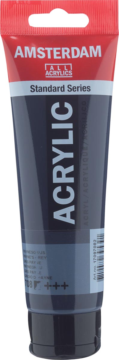 Amsterdam acrylverf, tube van 120 ml, Payne's grijs
