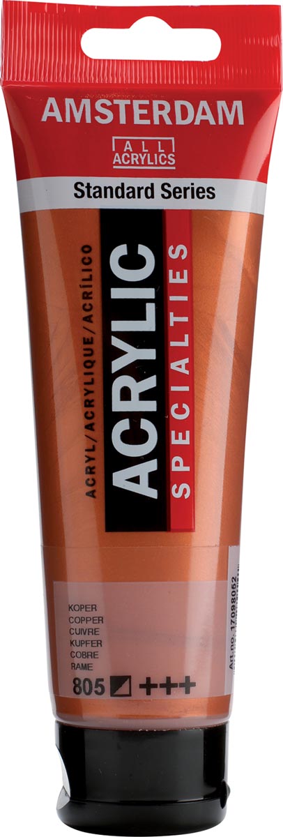 Amsterdam acrylverf, tube van 120 ml, Koper