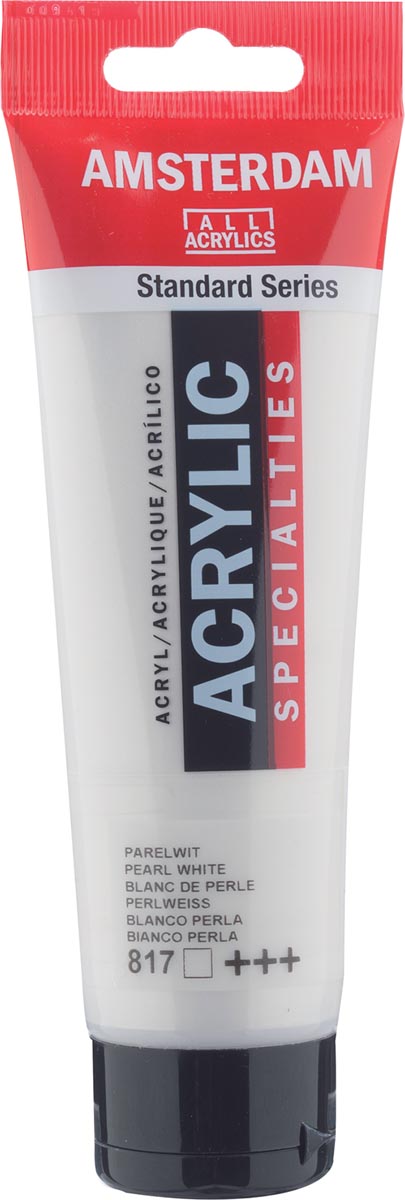 Amsterdam acrylverf, tube van 120 ml, Parelwit