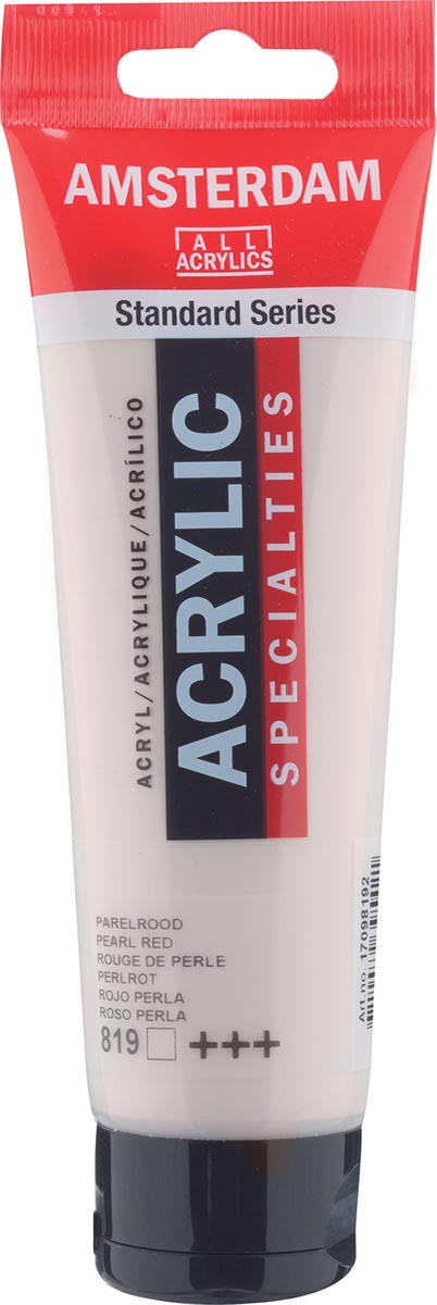Amsterdam acrylverf, tube van 120 ml, Parelrood
