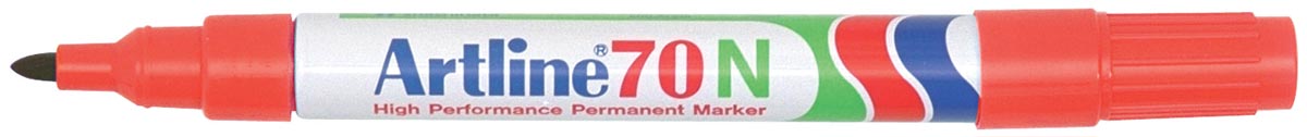 Permanent marker Artline 70N rood afbeelding