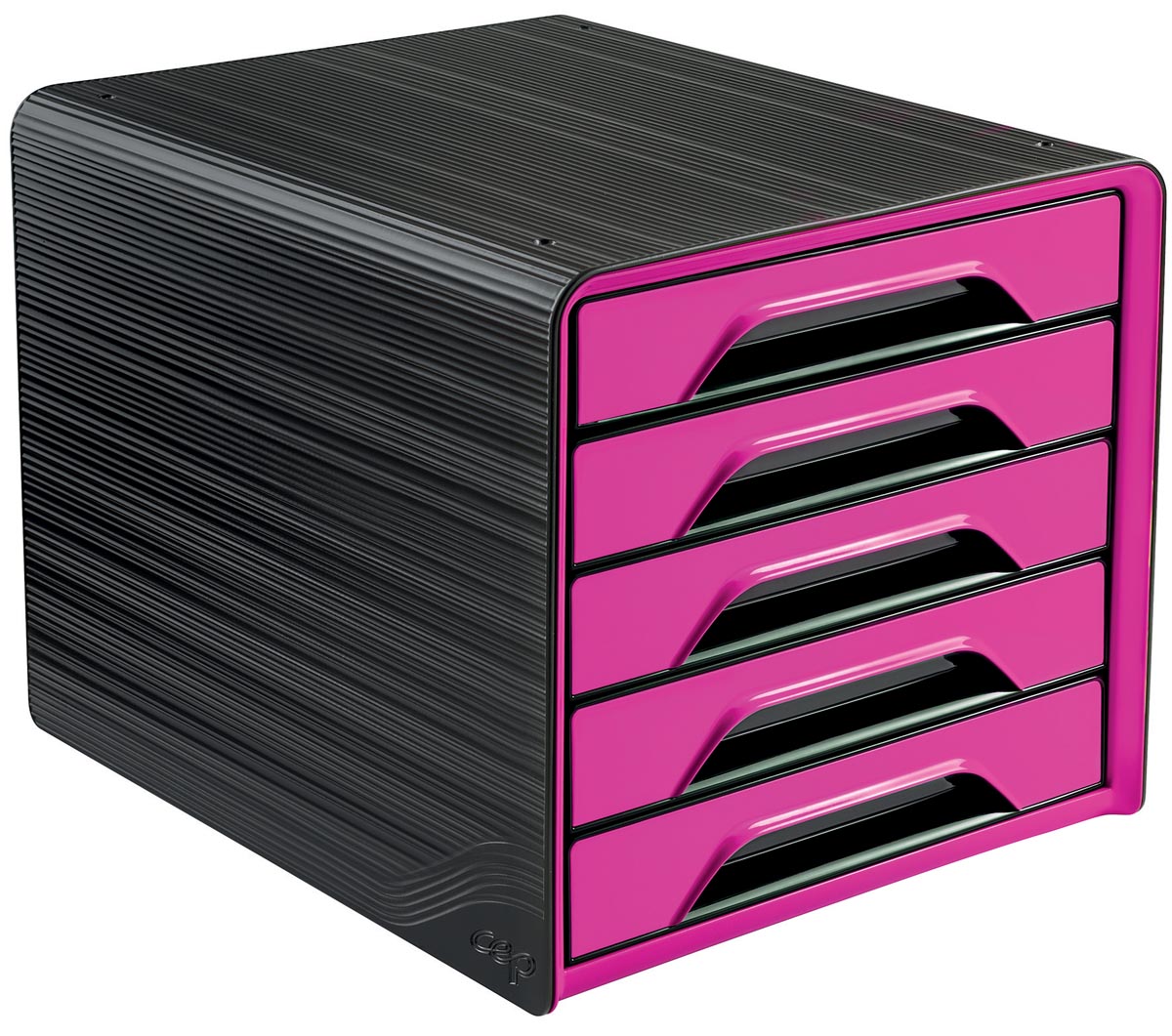 Smoove by CEP ladenblok met 5 laden, zwart/roze Smoove by CEP ladenblok met 5 laden, zwart/roze