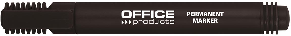 OFFICE products permanent marker 1-3 mm, rond, zwart afbeelding