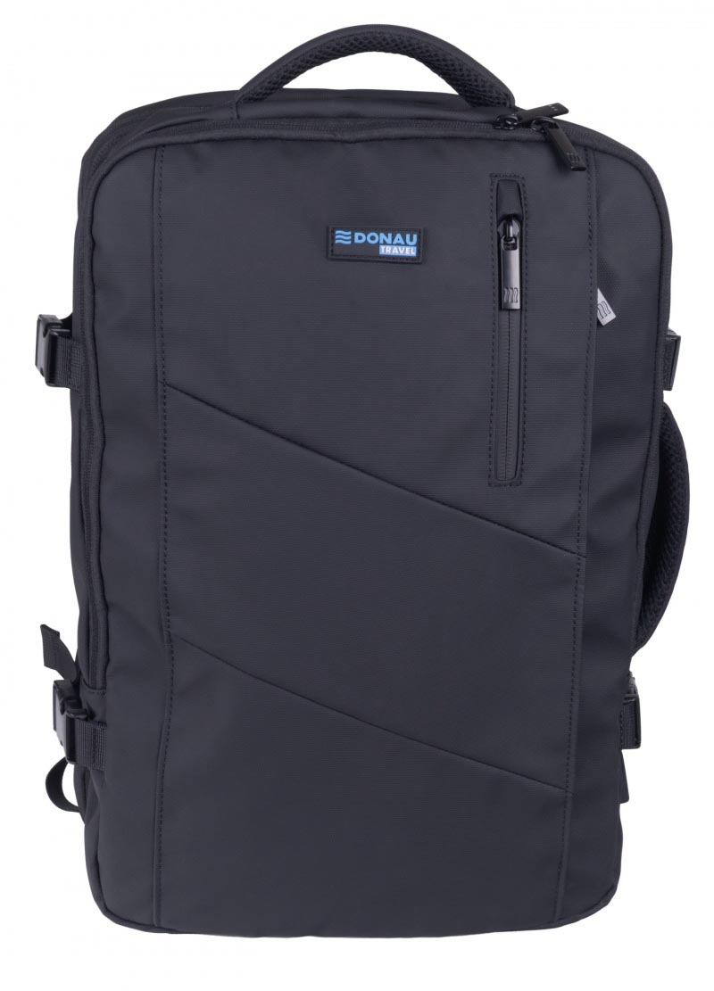 DONAU TRAVEL rugzak Prague, 32 l, 17 inch, zwart